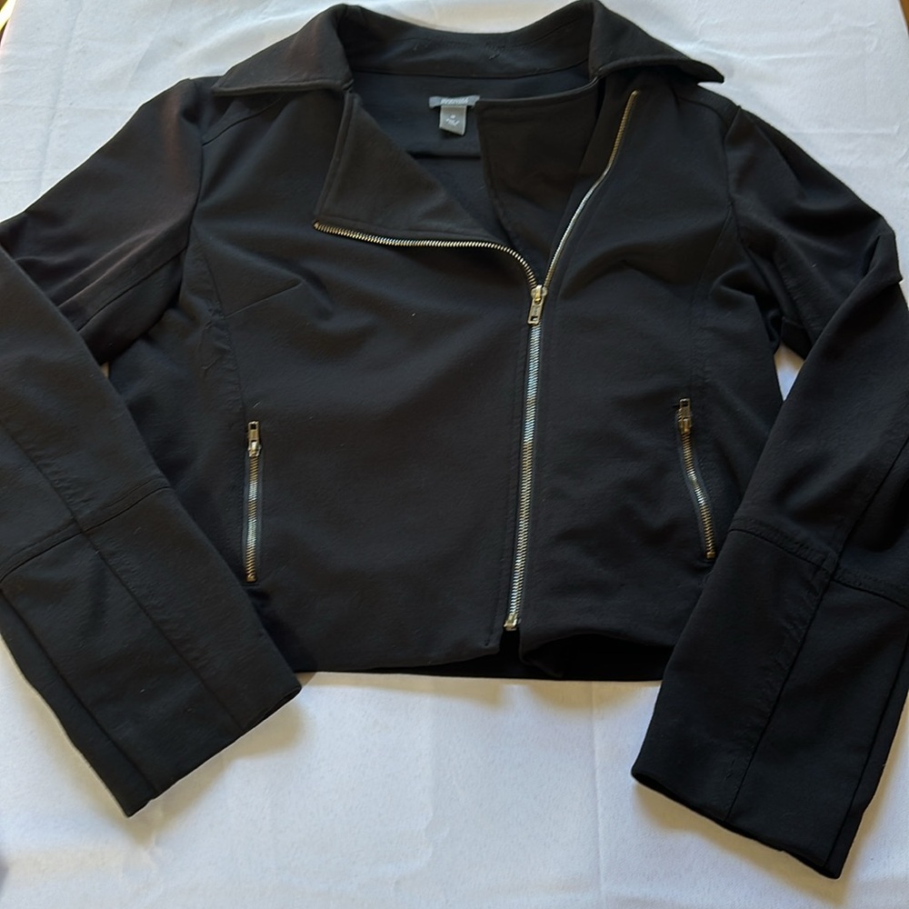Kenneth Cole Black Zipper Jacket Size‎ 10 - Picture 3 of 8